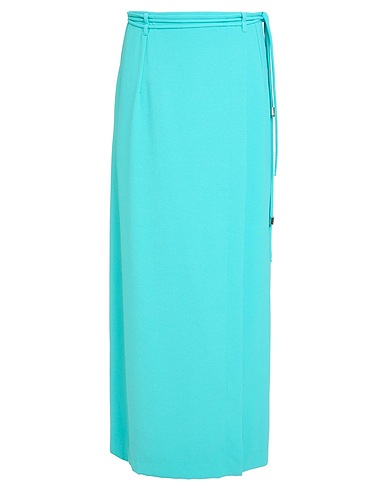OTTOD'AME Midi skirt Turquoise 100% Polyester