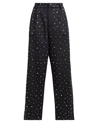 GIUSEPPE DI MORABITO Pantalone Nero 61% Cotone, 36% Poliammide, 3% Elastan
