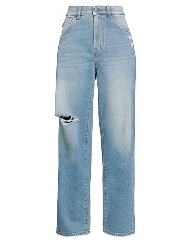LOVE MOSCHINO Denim pants BLU 98% Cotton, 2% Elastane