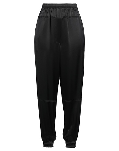 LOEWE Casual trouser Black 76% Triacetate, 24% Polyester