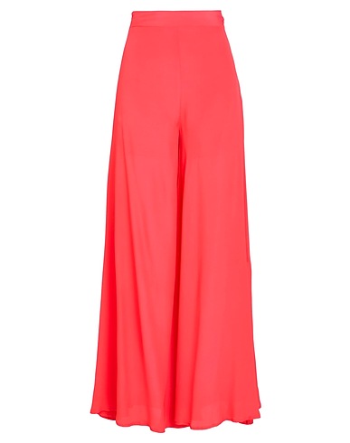 OTTOD'AME Casual trouser Coral 70% Acetate, 30% Silk