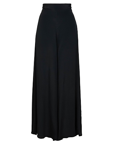 OTTOD'AME Pantalone Nero 70% Acetato, 30% Seta
