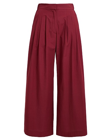OTTOD'AME Hosen Bordeaux 100% Baumwolle
