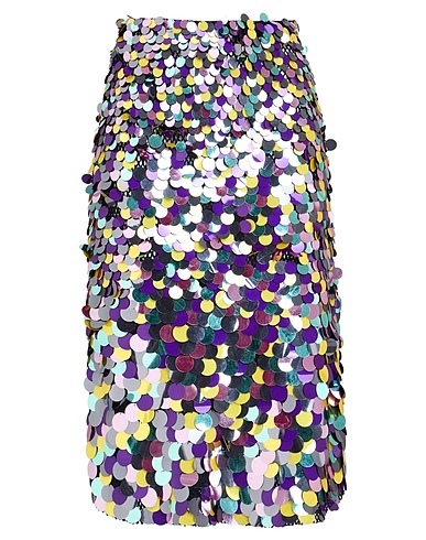 MSGM Midi skirt Purple 100% Cotton