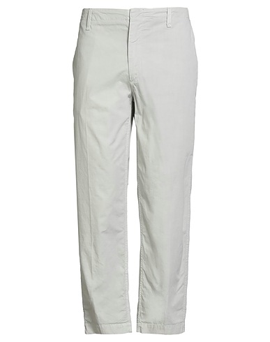 DONDUP Casual trouser Light grey 100% Cotton
