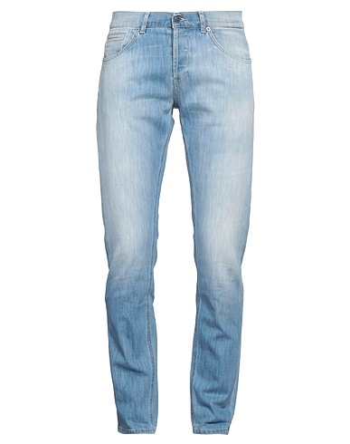 DONDUP Denim trousers Blue 89% Cotton, 11% Elastomultiester