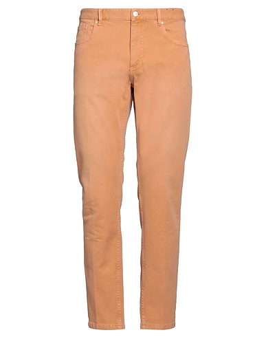 AT.P.CO Casual pants Apricot 97% Cotton, 3% Elastane