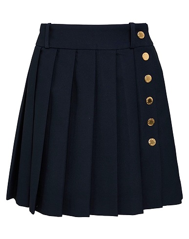 SANDRO Mini skirt BLU NOTTE 55% Polyester, 45% Virgin Wool