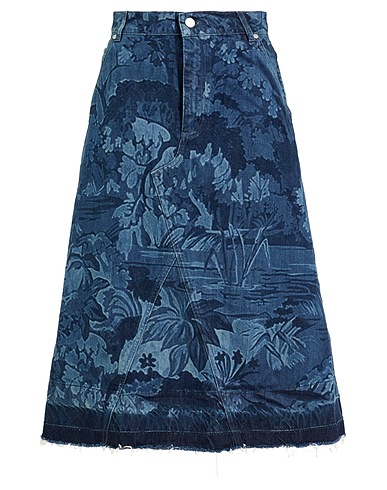 REDValentino Denim skirt Blue 100% Cotton