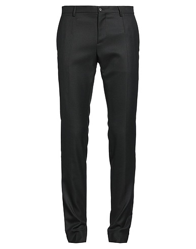 DOLCE&GABBANA Casual pants Black 69% Polyester, 30% Viscose, 1% Elastane