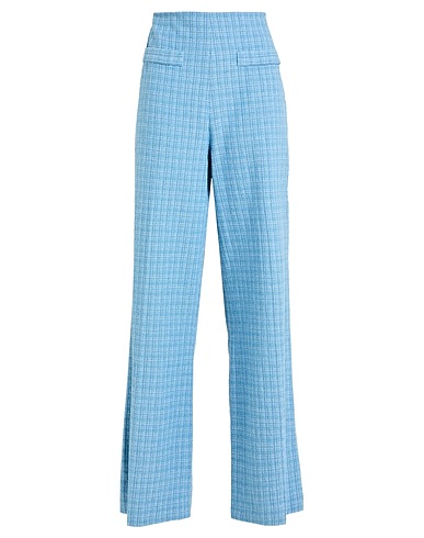 SANDRO Casual trouser Light blue 74% Cotton, 16% Acrylic, 6% Polyester, 4% Other Fibres