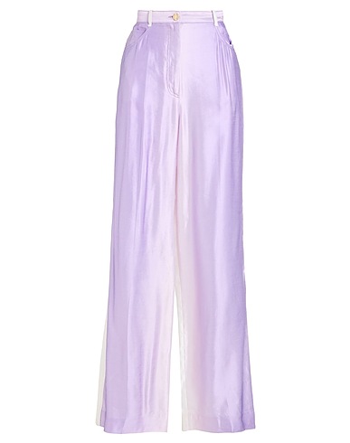 SANDRO Casual trouser Lilac 52% Viscose, 48% Linen