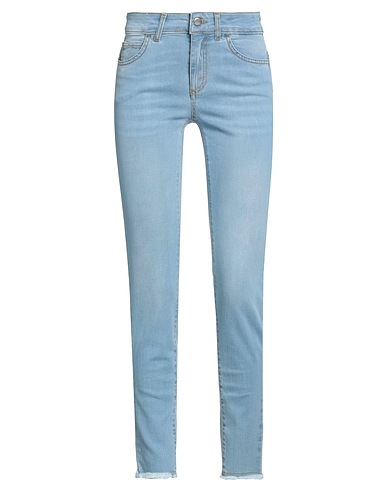 CARACTÈRE Denim pants Blue 98% Cotton, 2% Elastane, Polyester