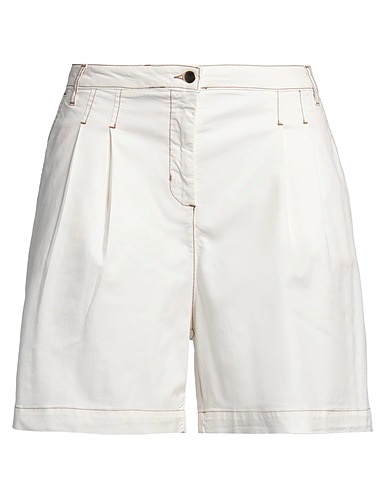 CARACTÈRE BOTTOMWEAR White 97% Cotton, 3% Elastane
