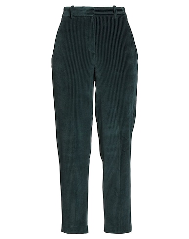 CIRCOLO 1901 Casual trouser Dark green 80% Cotton, 20% Polyester