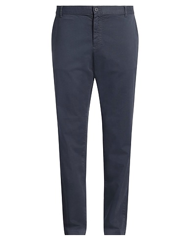 EA7 Casual pants Navy 98% Cotton, 2% Elastane