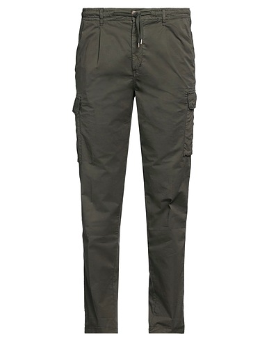 40WEFT Pantalone Verde scuro 98% Cotone, 2% Elastan