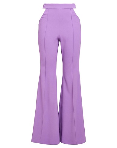GIUSEPPE DI MORABITO Casual trouser Mauve 98% Viscose, 2% Elastane