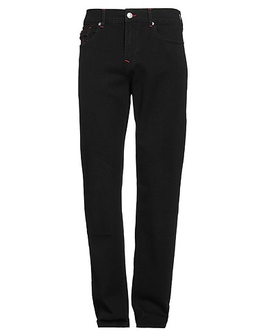 TRUE RELIGION Denim trousers Black 63% Cotton, 32% Polyester, 4% Other Fibres, 1% Elastane