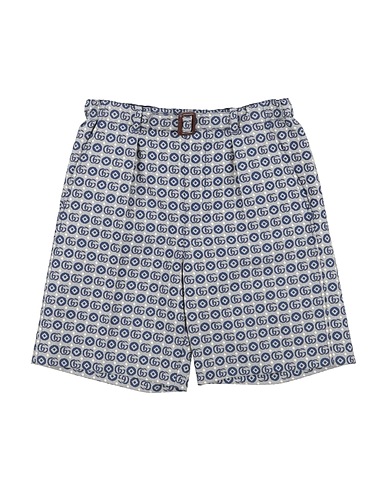 GUCCI Shorts & Bermuda Slate blue 53% Cotton, 47% Polyester