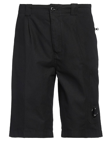 C.P. COMPANY Shorts & Bermuda Nero 78% Cotone, 22% Lino