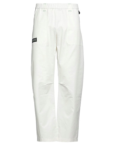 RAYON VERT Pantalone Bianco 92% Cotone, 8% Poliammide