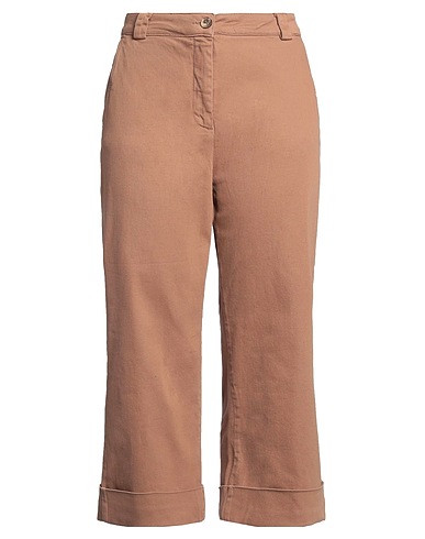 CARACTÈRE Casual trouser Camel 98% Cotton, 2% Elastane