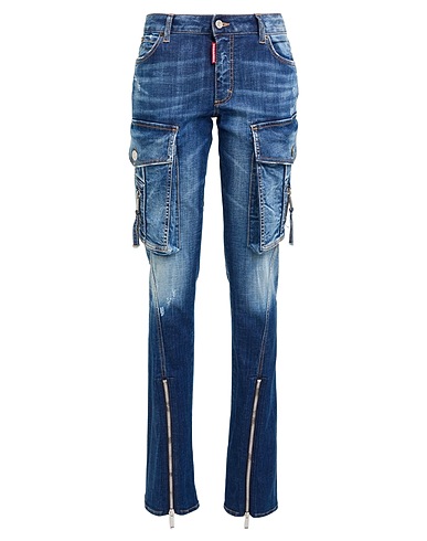 DSQUARED2 Denim trousers Blue 98% Cotton, 2% Elastane