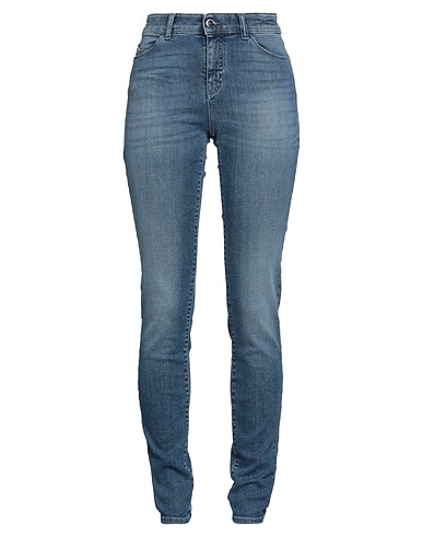 EMPORIO ARMANI Denim trousers Blue 98% Cotton, 2% Elastane