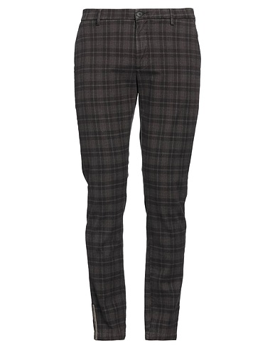 ANTONIO MARRAS Casual pants Dark brown 91% Cotton, 8% Polyester, 1% Elastane