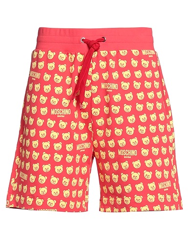 MOSCHINO Shorts & Bermuda Coral 95% Cotton, 5% Elastane