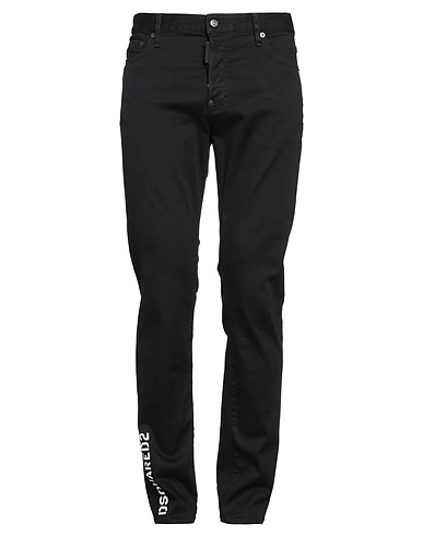 DSQUARED2 Denim trousers Black 89% Cotton, 6% Polyester, 5% Elastane