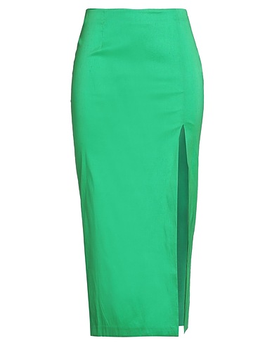 HANITA Long skirt Green 50% Polyester, 45% Nylon, 5% Elastane