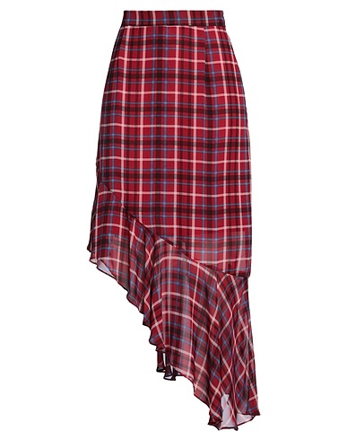 EDITED Long skirt Burgundy 100% Polyester