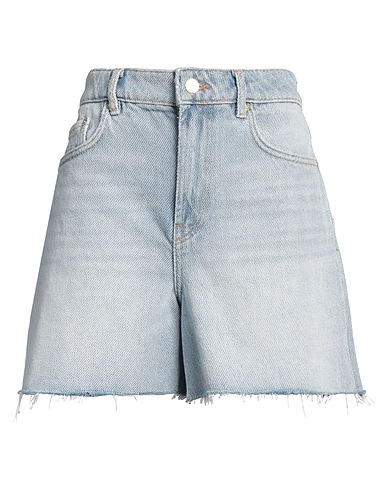 GANNI Denim shorts Blue 100% Organic cotton
