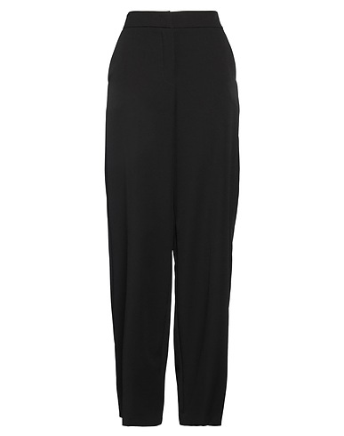 MARIUCCIA Casual pants Black 89% Polyester, 11% Elastane