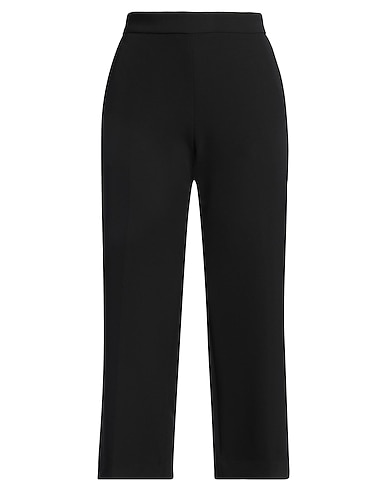 WOOD WOOD Casual trouser Black 97% Polyester, 3% Elastane