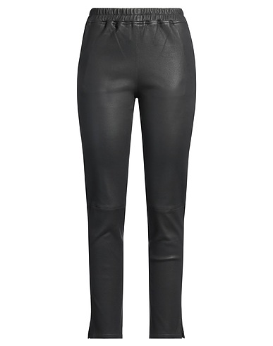 GINGER Casual trouser Charcoal Lambskin