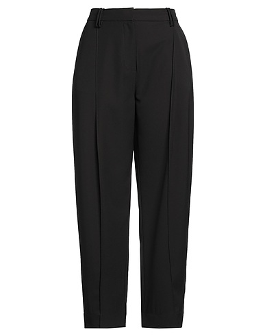 GANNI Casual trouser Black 50% Recycled polyester, 50% Polyester