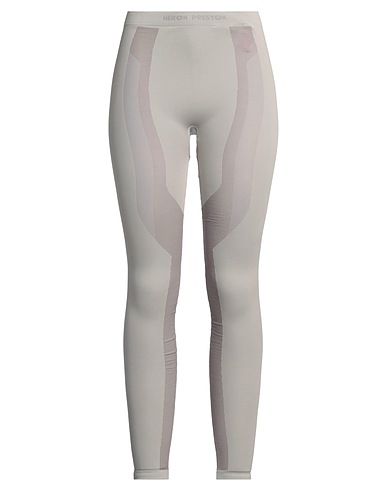 HERON PRESTON Leggings Light grey 90% Polyamide, 10% Elastane