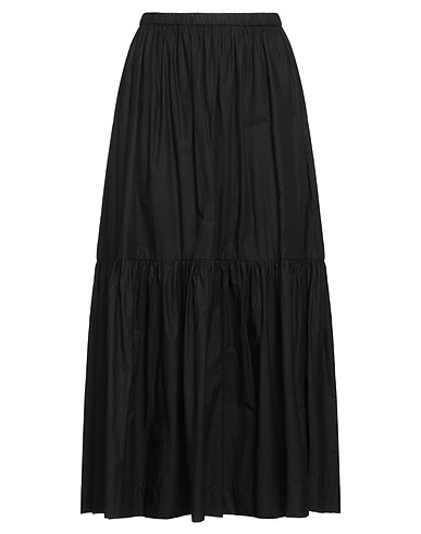 GANNI Maxi Skirts Black 100% Organic cotton
