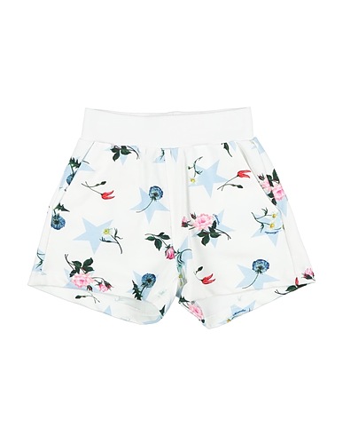 MONNALISA Shorts & Bermuda White 95% Cotton, 5% Elastane