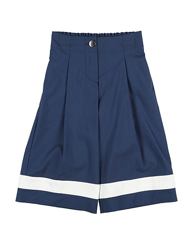 MONNALISA Casual trouser Navy blue 71% Cotton, 26% Polyamide, 3% Elastane