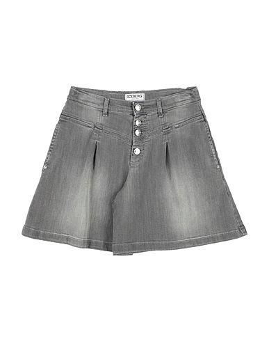 ICEBERG Denim shorts Grey 98% Cotton, 2% Elastane