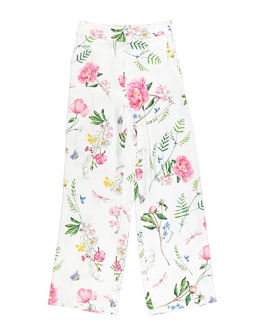MONNALISA Casual pants White 100% Viscose