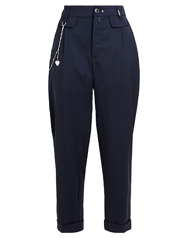 HIGH Pantalone Blu notte 100% Lana Vergine