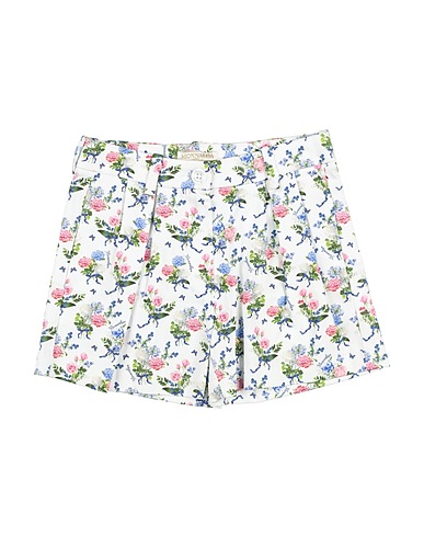 MONNALISA Shorts & Bermuda White 98% Cotton, 2% Elastane