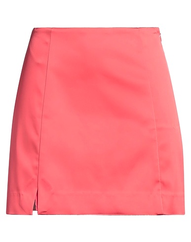 CULT GAIA Mini skirt Coral 76% Acetate, 21% Nylon, 3% Elastane