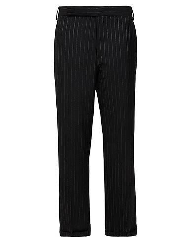 LARDINI Pantalon Noir 98% Laine, 2% Polyester