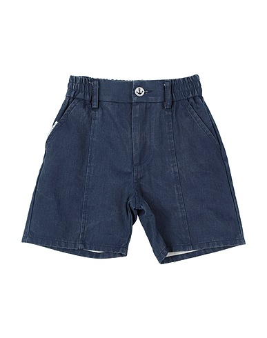 MONNALISA Denim shorts Navy blue 100% Cotton